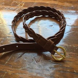 Brown Braided Belt | Medium