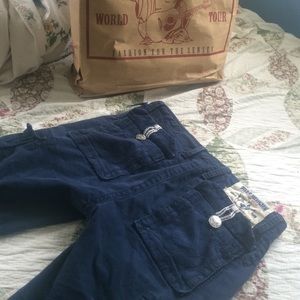 Navy Blue True religion Cargos Sz 28