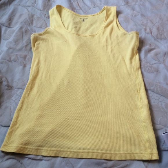 Great Northwest yellow robbed tank top medium M