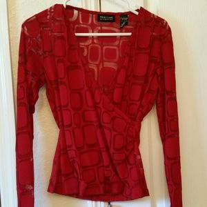 Sheer blouse New York & co