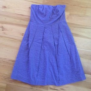 J. Crew purple strapless dress size 6