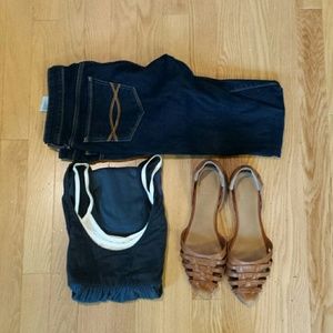 Blue camisole summer top