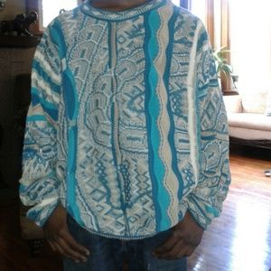 Coogi Sweaters Vintage Coogi Sweater Teal Khaki Lnwot Coogi Sweaters Vintage Coogi Sweater Teal Khaki Lnwot