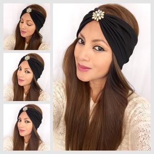 Bohemian jeweled turban