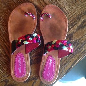 Not rated Sz 9 braided sandals