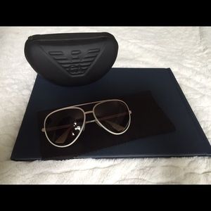 Emporio Armani Aviator Sunglasses