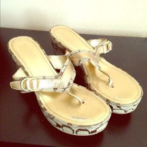 Coach wedges