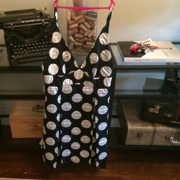 Polka dot Milly cocktail dress, sz 8