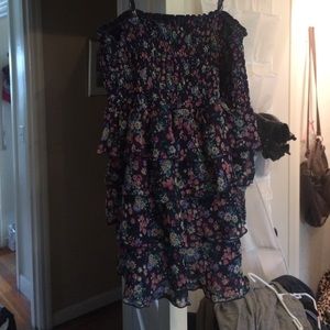 Floral Ruffle Top/Skirt