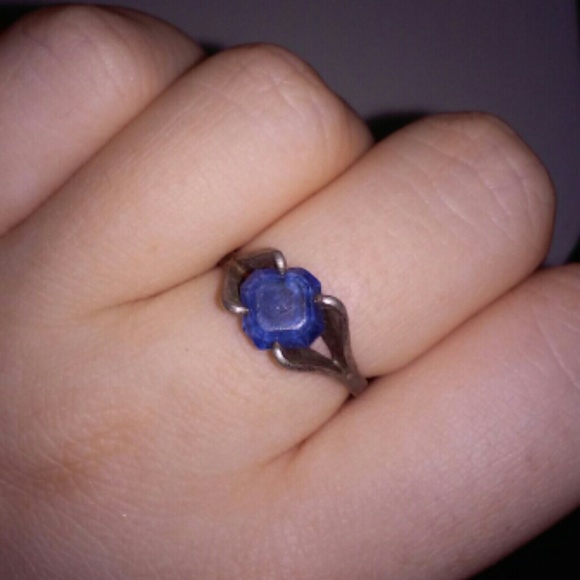 Sterling Antique Gems Ring.