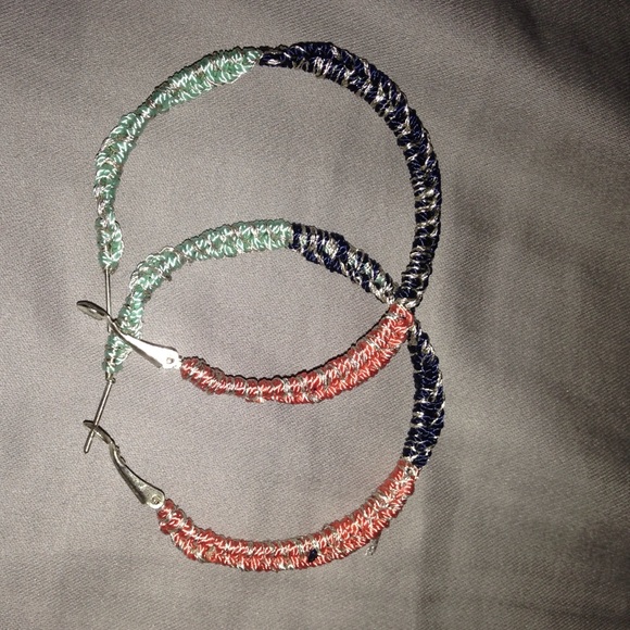 Noonday wrapped hoops 2""