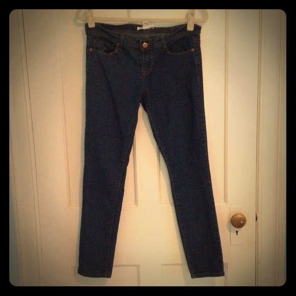 Forever 21 Denim dark wash skinny ankle jeans