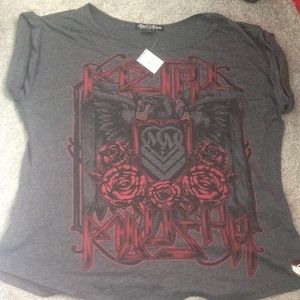 Metal Mulisha rolled sleeved t-shirt