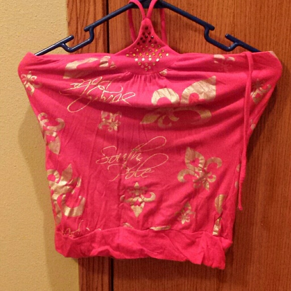 South pole halter top