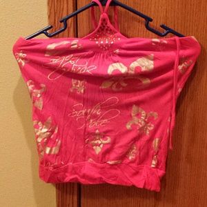 South pole halter top