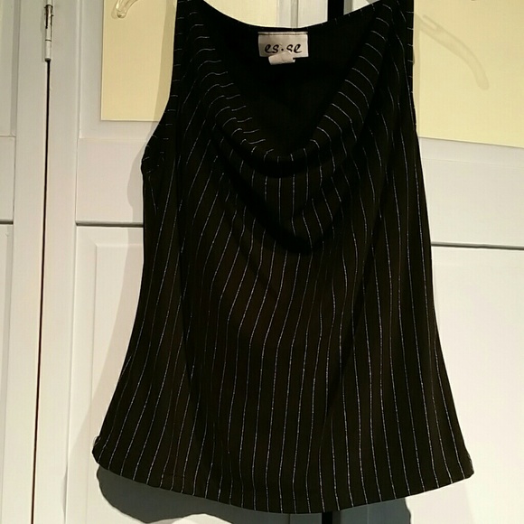 Black/Silver Top
