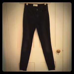 Black high waisted skinny jeans