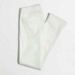 J. Crew white toothpick jeans