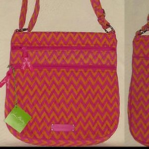 Vera bradley triple zip hipster