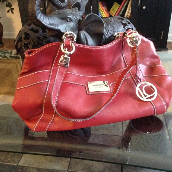 Red tote bag
