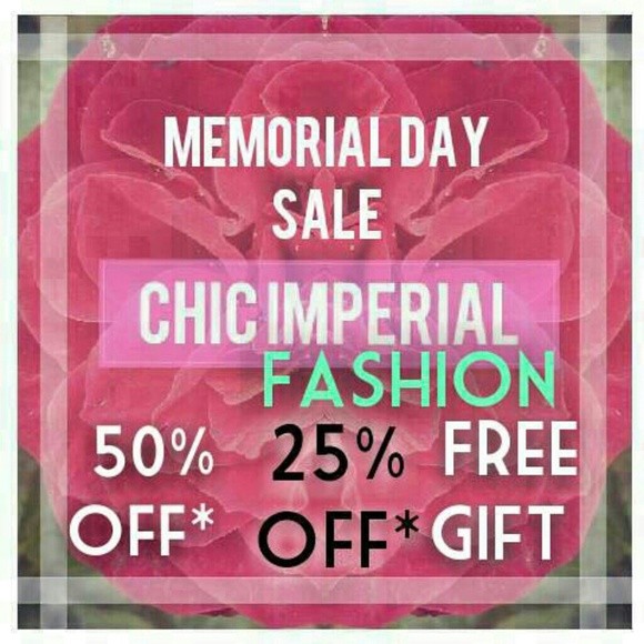 MEMORIAL DAY SALE