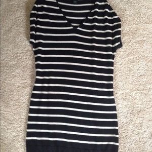 Calvin Klein Stripped Sweater Dress