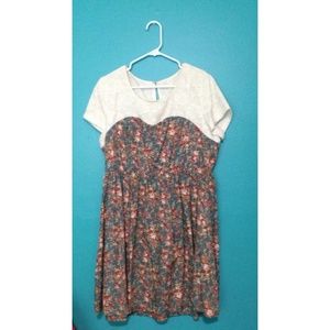 Colorful cotton festival dress