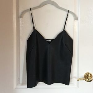 Zara leather top
