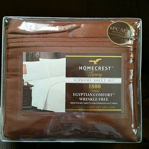 6 piece sheet set king size