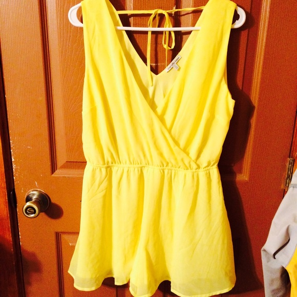 Yellow romper