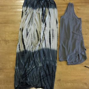 Tie Maxi Skirt From Neimum Marcus