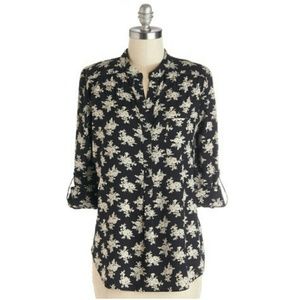 SOLD Host Pick Modcloth floral blouse