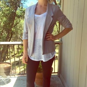 Lauren Conrad grey blazer. Worn once. Size 8.
