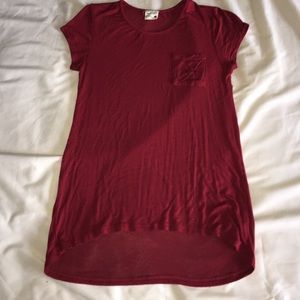 Red Pocket Tee
