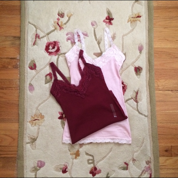 Abercrombie Cute Stretch Tank Top (Burgundy)