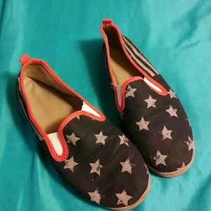 O'Neill stars and stripes slip on shoes. 8