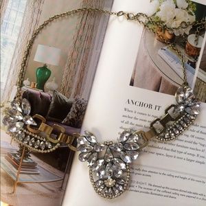 One of a kind necklace! Crystal necklace choker