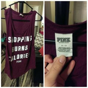 Shopping burns calories tank