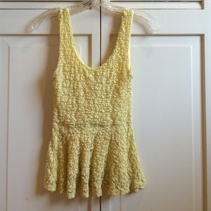 Pins and needles urban outfitters peplum top