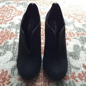 Black Suede Booties
