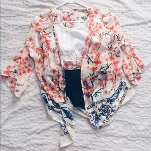 Floral Kimono