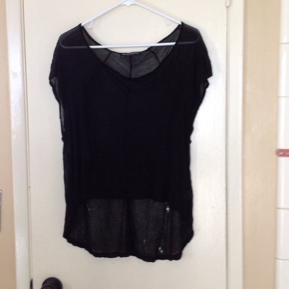 Distressed, sheer top - Picture 1 of 4