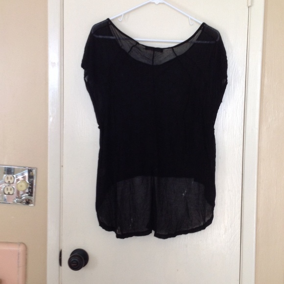 Distressed, sheer top - Picture 2 of 4