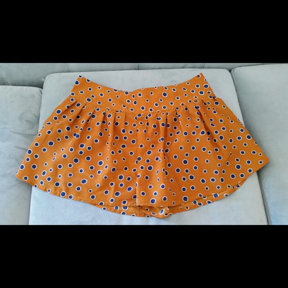 Summer time burnt orange shorts