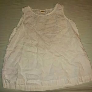 White tank blouse