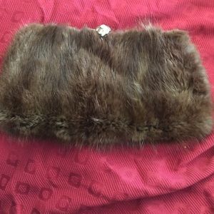 REDESIGNED VINTAGE FUR HANDBAG