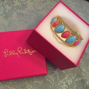 Lilly Pulitzer Gold & Resin Cuff