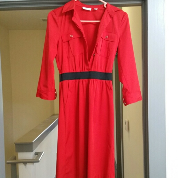 NY&C red dress