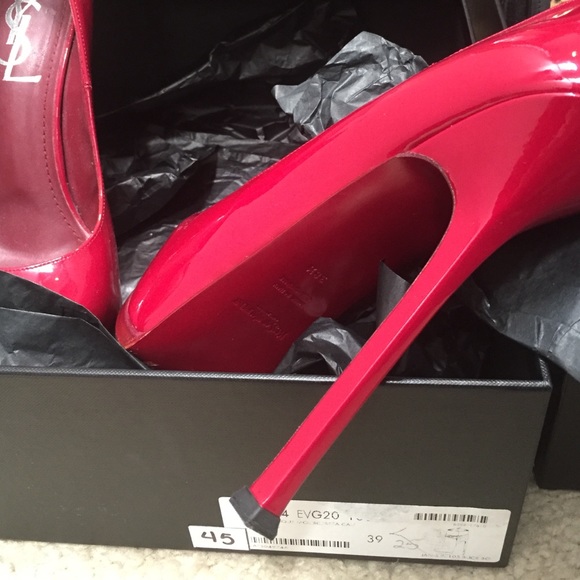 YSL red shoes - Picture 2 of 4