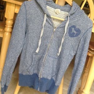 Blue Victoria secret hoodie